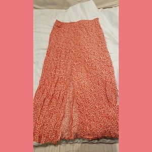 H&M High waisted floral skirt